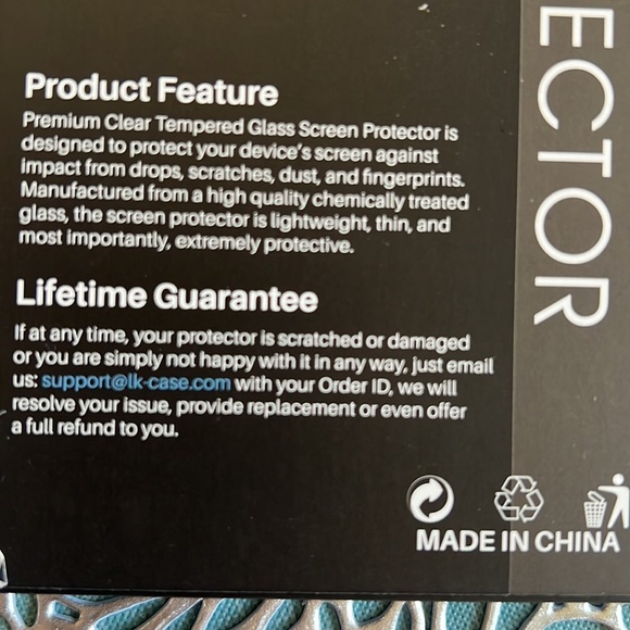 LK Premium Tempered Glass Protector iPhone 12/12 Pro Clear 4 Pack - Picture 5 of 6